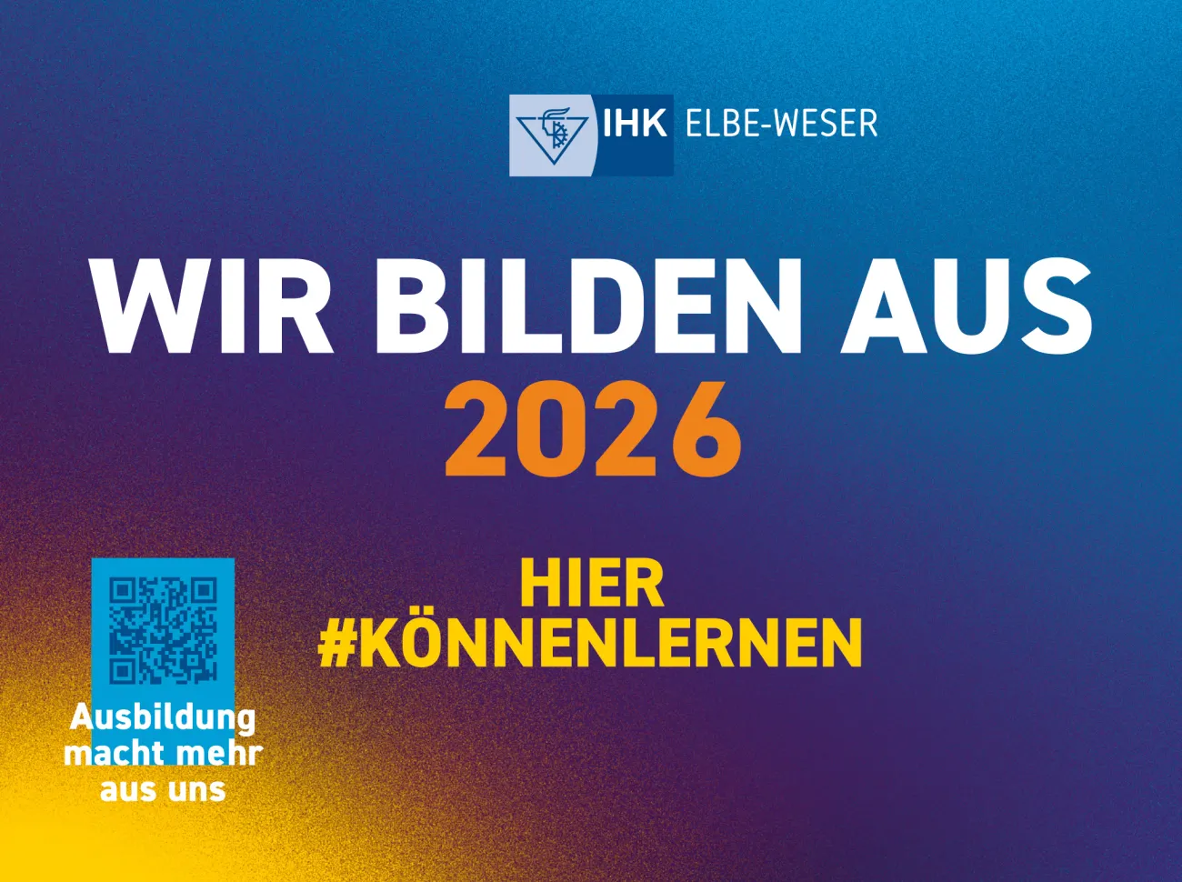 Logo von der IHK Elbe Weser - Wir bilden aus 2026
