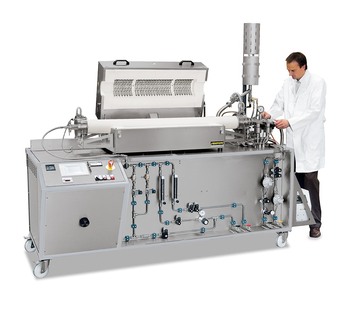 SplitType Tube Furnaces for Horizontal or Vertical Operation up to