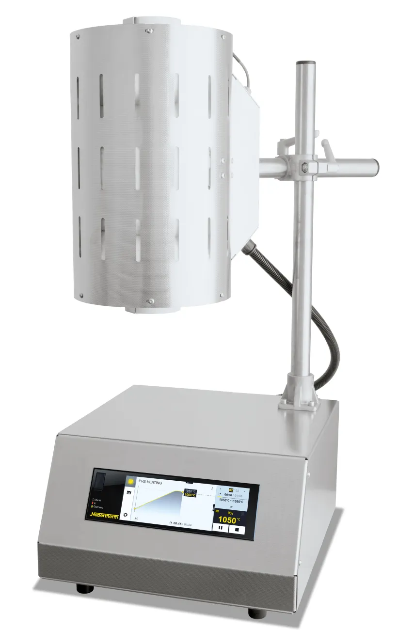 Tube Furnaces with Stand for Horizontal and Vertical Operation up