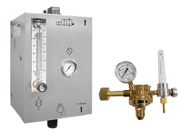 Begasungsstation mit Begasungsarmatur